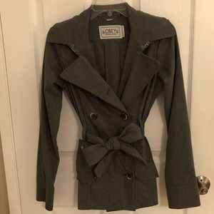 Obey Grey Trench Coat